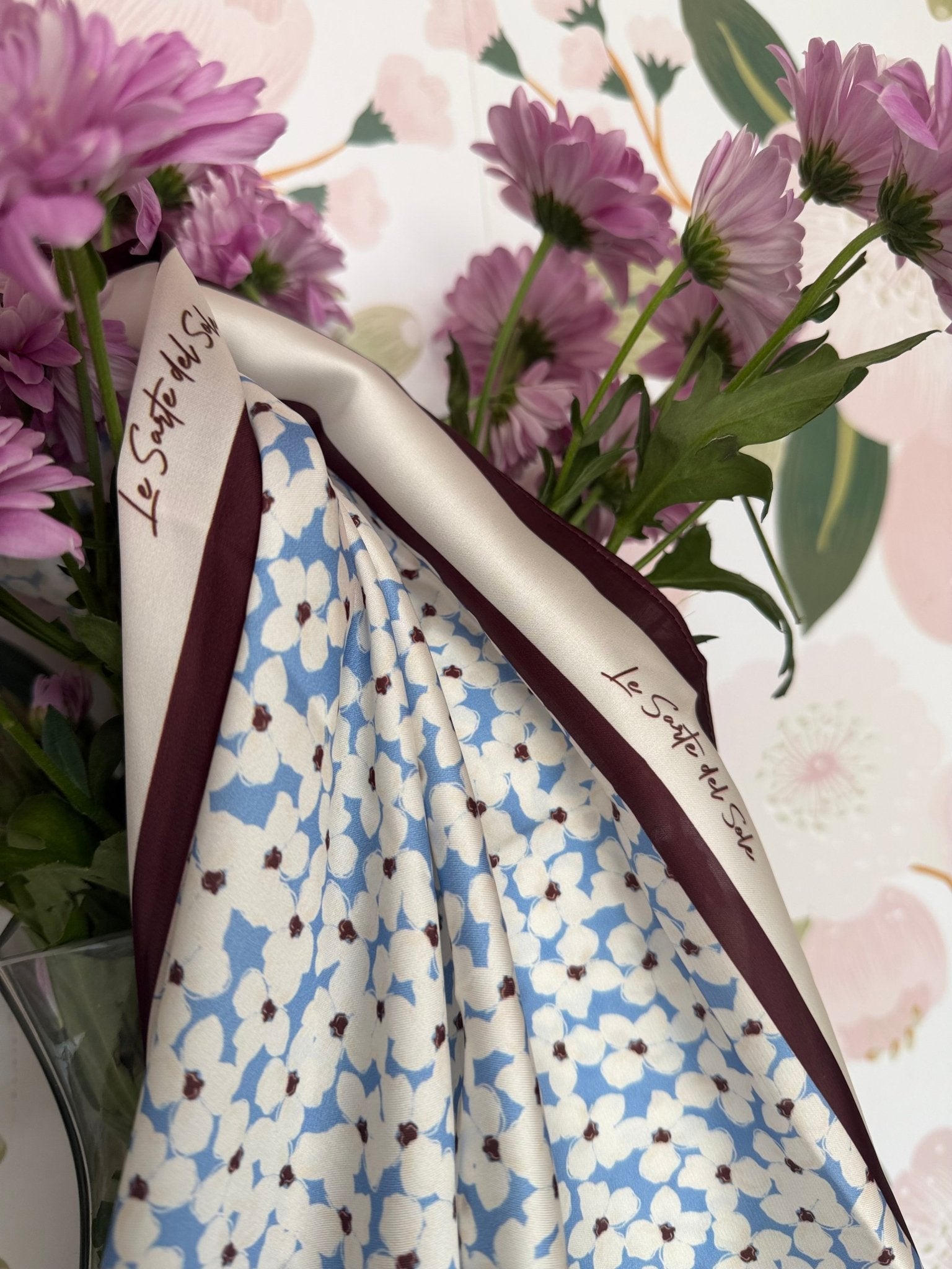 FOULARD FIORI LE SARTE DEL SOLE - Fanatica Boutique
