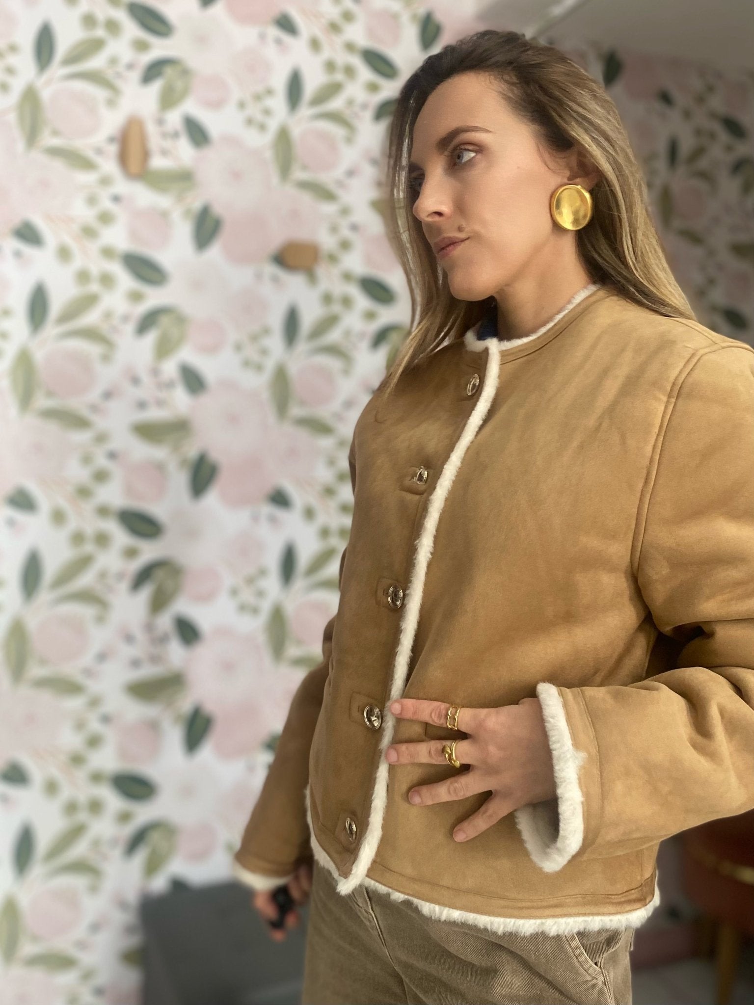 GIACCA MONTONE CORTO REVERSE ALESSI MASSIMO - Fanatica Boutique