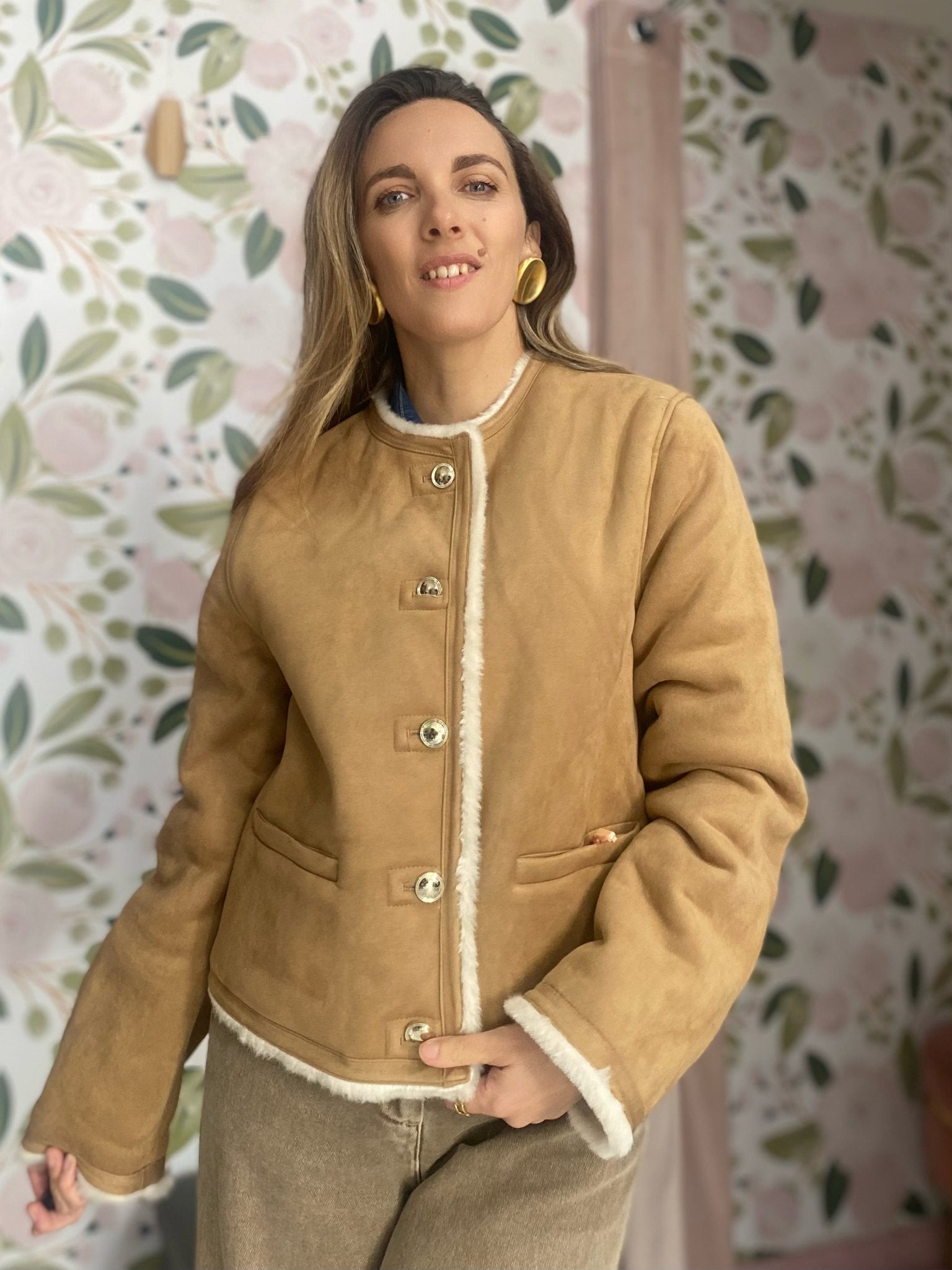 GIACCA MONTONE CORTO REVERSE ALESSI MASSIMO - Fanatica Boutique