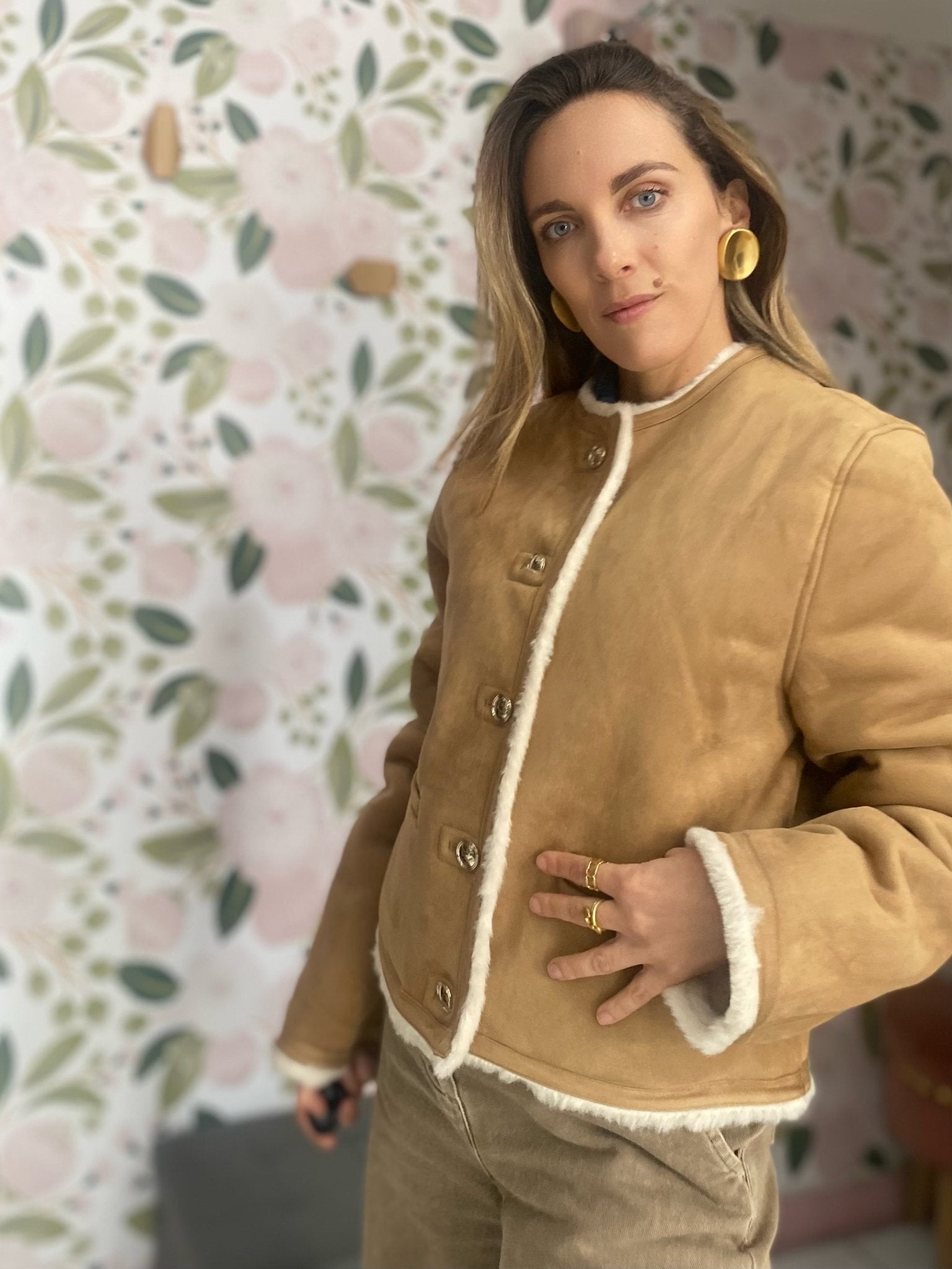 GIACCA MONTONE CORTO REVERSE ALESSI MASSIMO - Fanatica Boutique