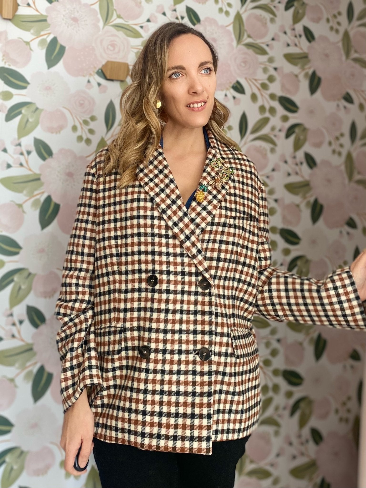 GIACCA OVER QUADRI ECO - Fanatica Boutique