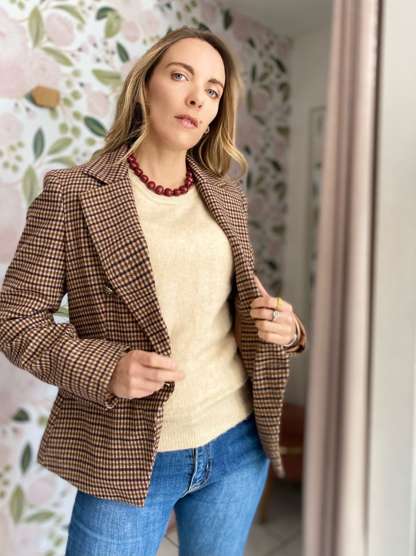 GIACCA QUADRI ECO FASHION - Fanatica Boutique