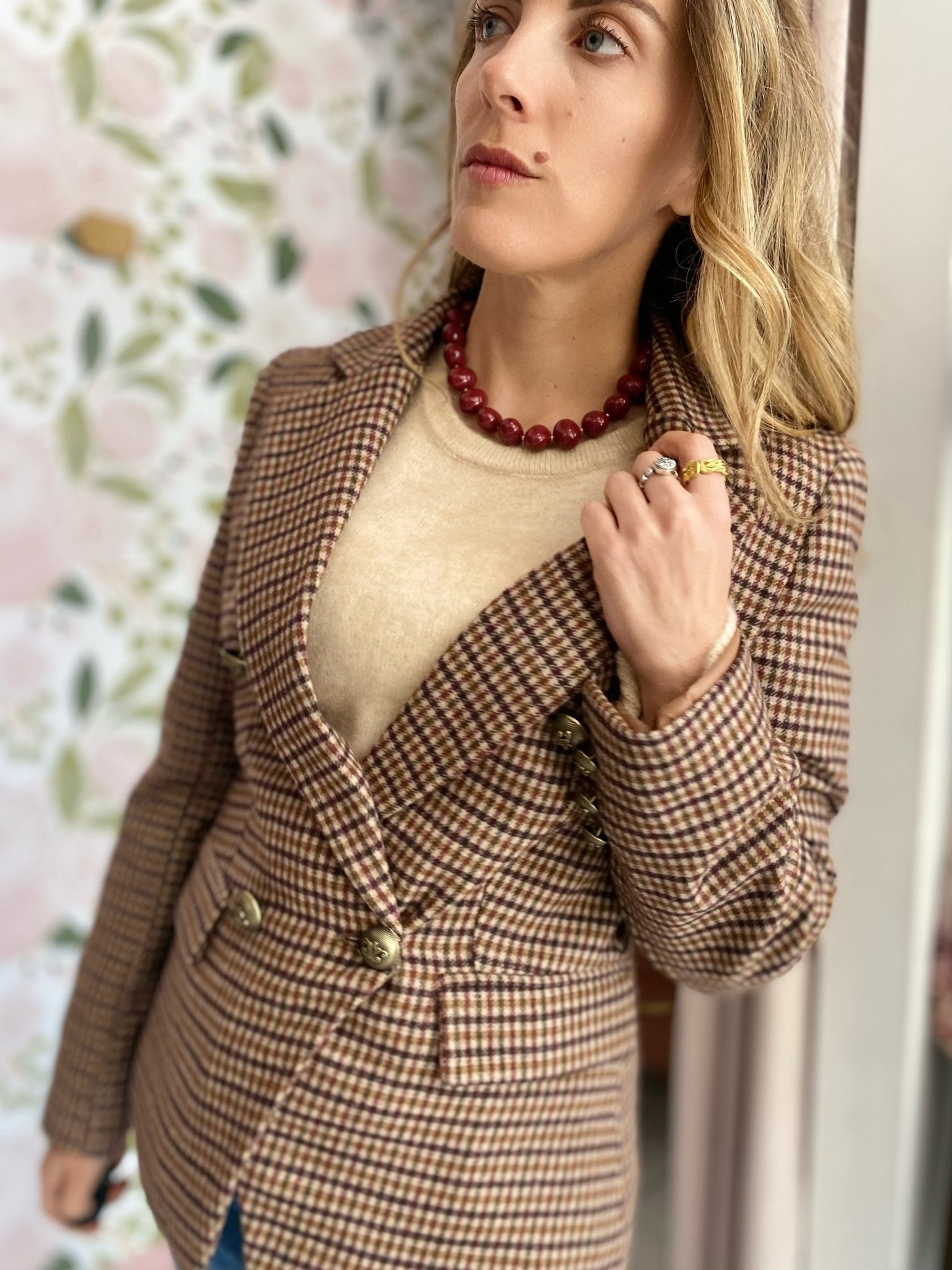 GIACCA QUADRI ECO FASHION - Fanatica Boutique