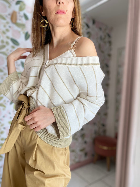 GIACCA RIGA LUREX ECO - Fanatica Boutique