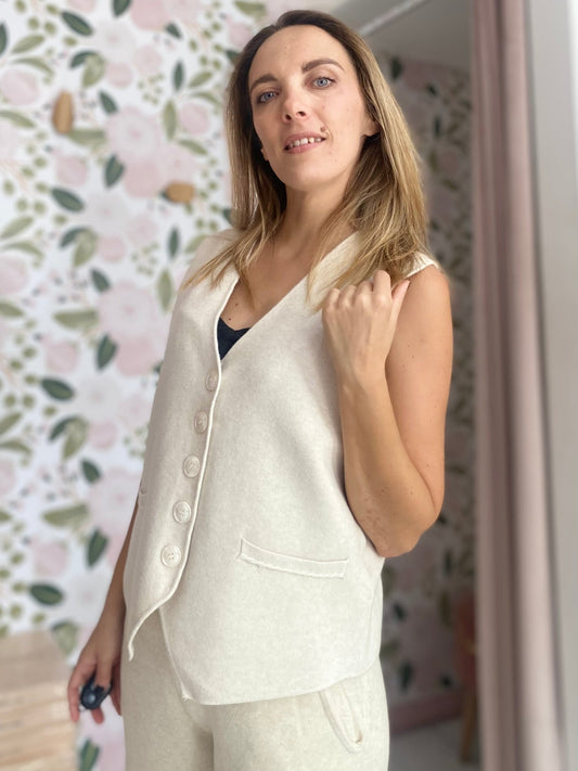 GILET CORTO ALESSIA MASSIMO - Fanatica Boutique