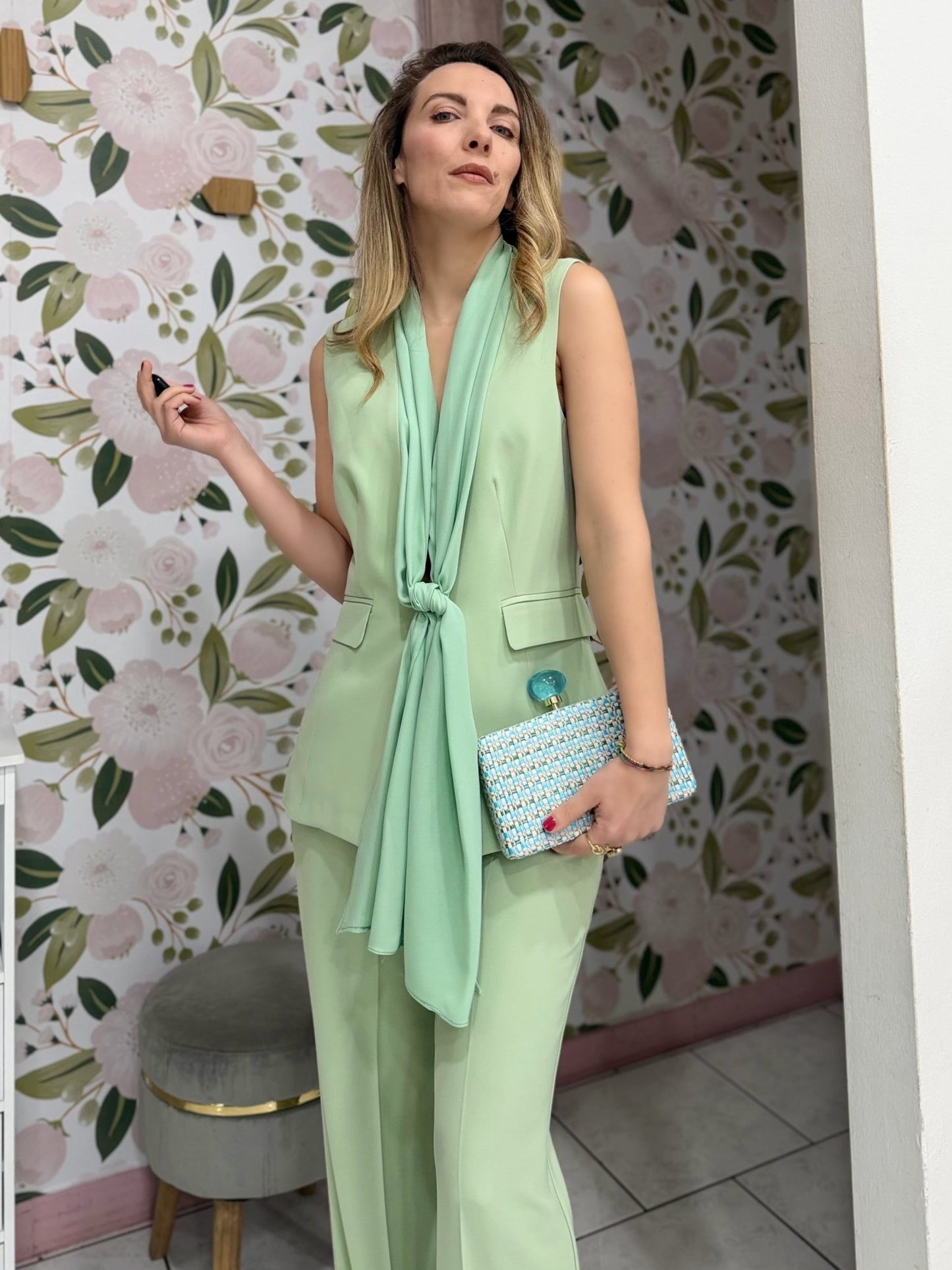 GILET INSERTO GEORGETTE ECO - Fanatica Boutique