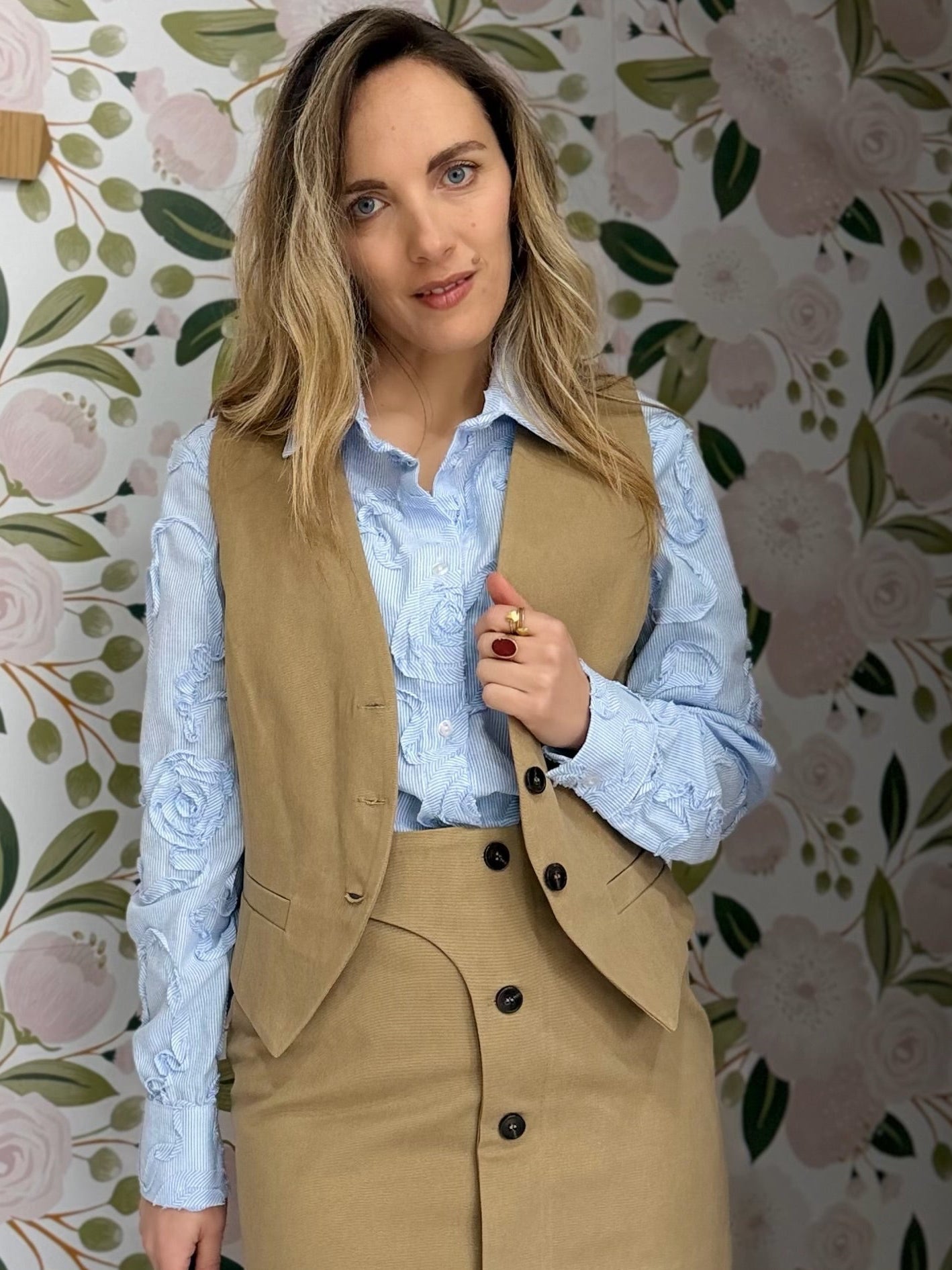 GILET SLIM CAMMELLO KIKISIX - Fanatica Boutique