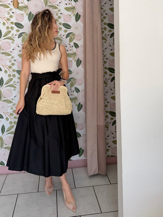 GONNA ARRICCIATA LE SARTE DEL SOLE - Fanatica Boutique