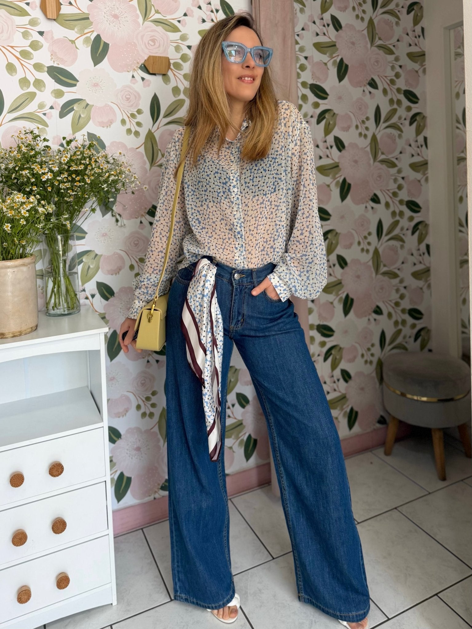 JEANS PALAZZO LE SARTE DEL SOLE - Fanatica Boutique