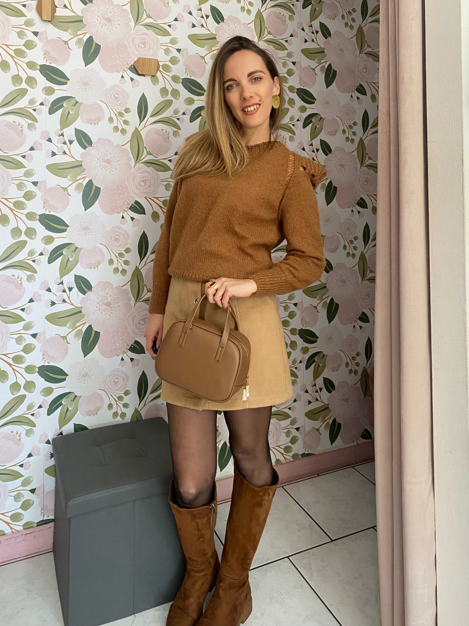 MAGLIA AMOSA CON SPALLINE - Fanatica Boutique