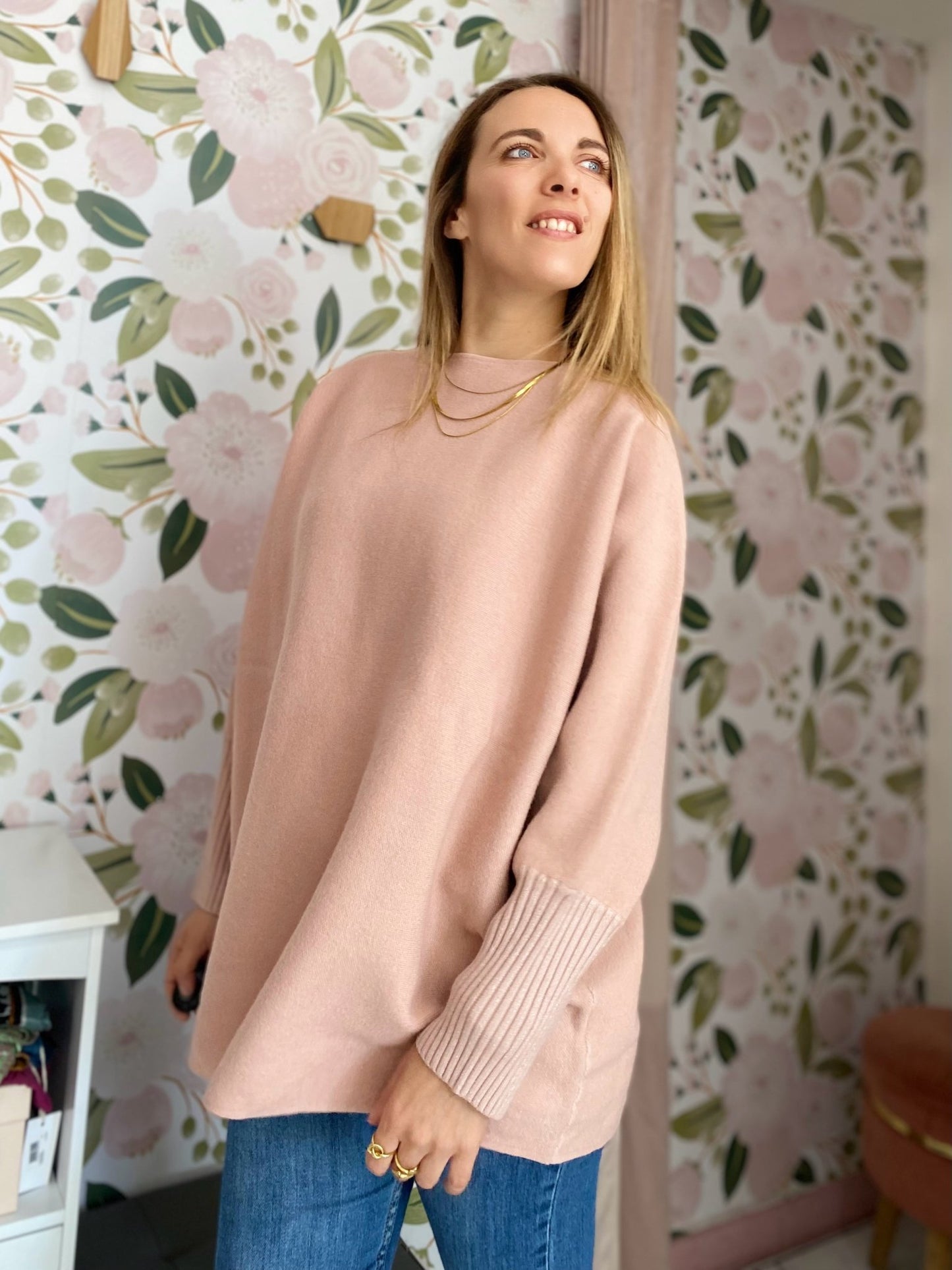 MAGLIA OVER FREE SIZE ALESSIA MASSIMO - Fanatica Boutique