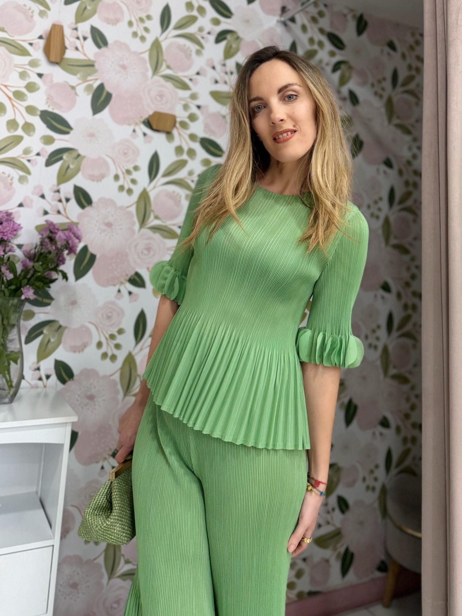 MAGLIA PLISSE AMOSA - Fanatica Boutique