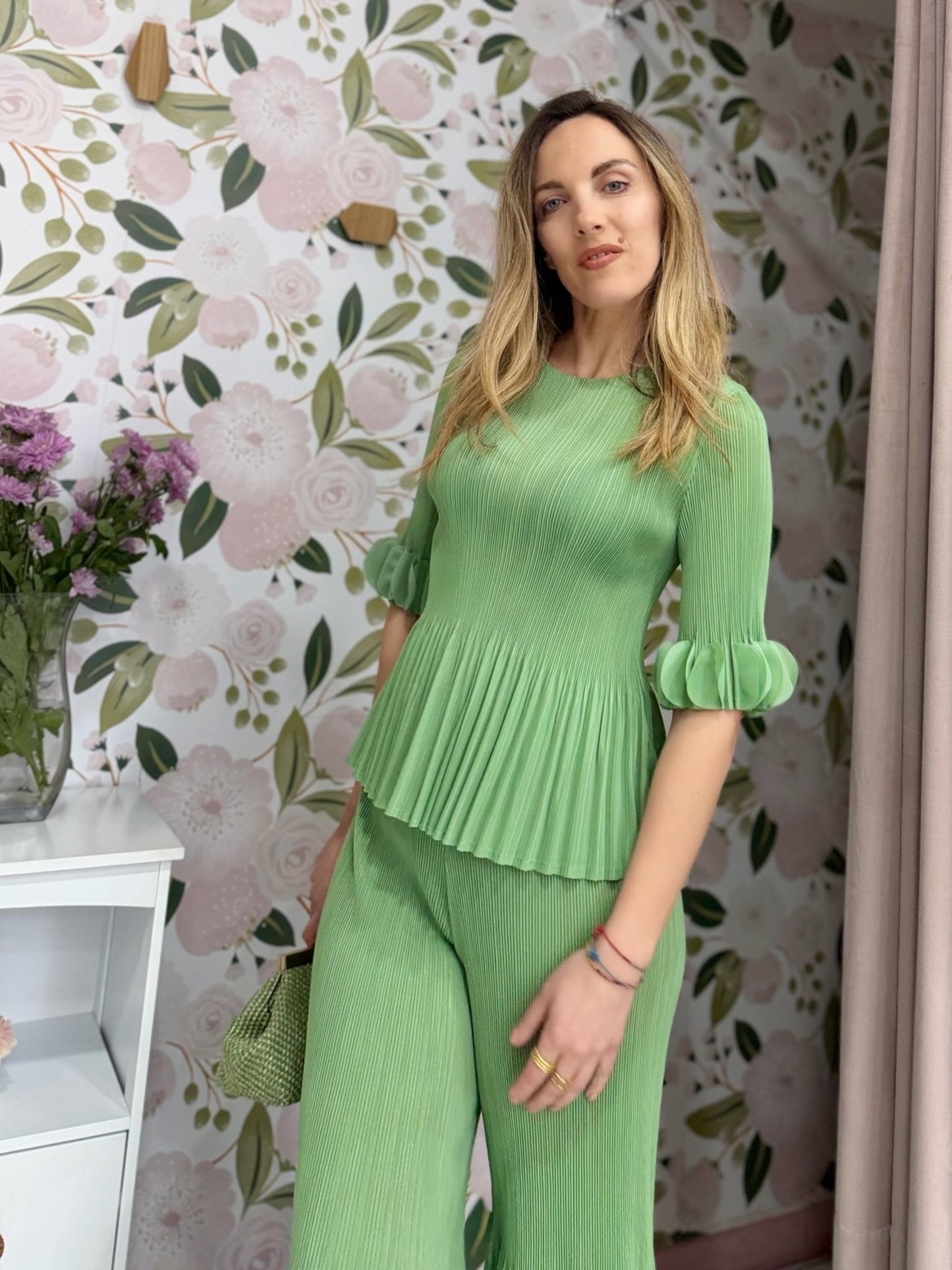 MAGLIA PLISSE AMOSA - Fanatica Boutique