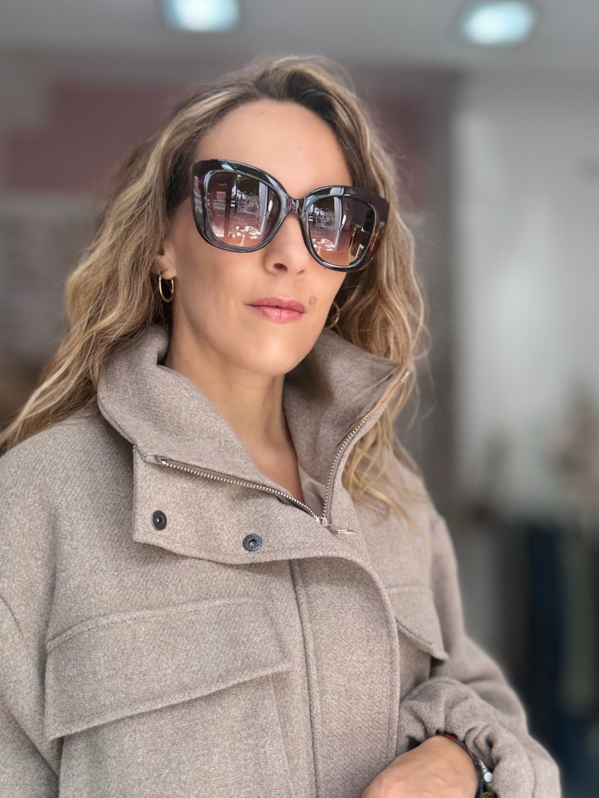 OCCHIALE SIMONA TARTARUGATO MARRONE NALI - Fanatica Boutique