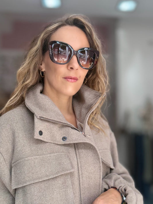 OCCHIALE SIMONA TARTARUGATO MARRONE NALI - Fanatica Boutique