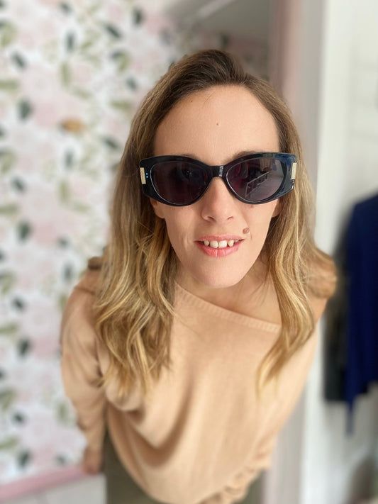 OCCHIALI CHIC ORO/BLU NALI - Fanatica Boutique