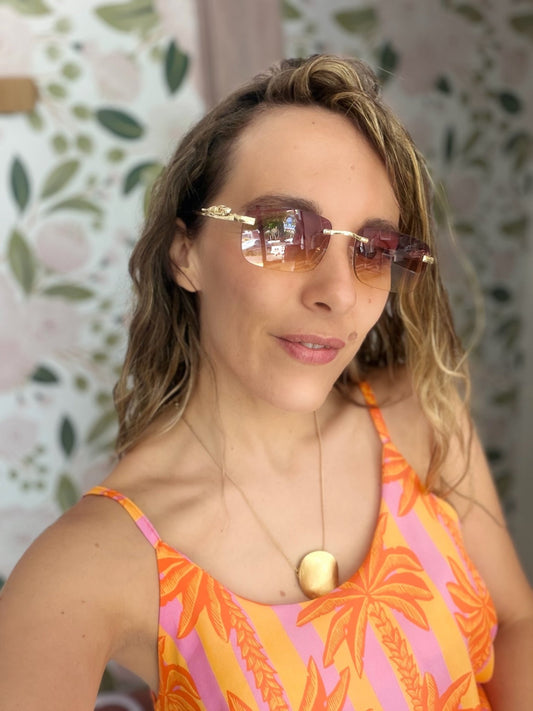 OCCHIALI MARTA RETTANGOLARI VIOLA NALI - Fanatica Boutique