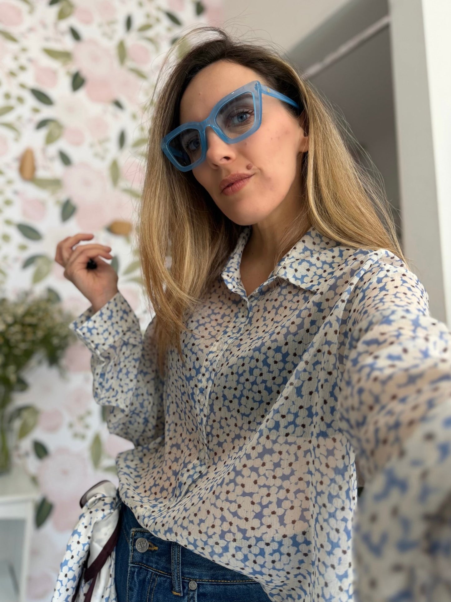 OCCHIALI NADA A GATTA BLU NALI - Fanatica Boutique