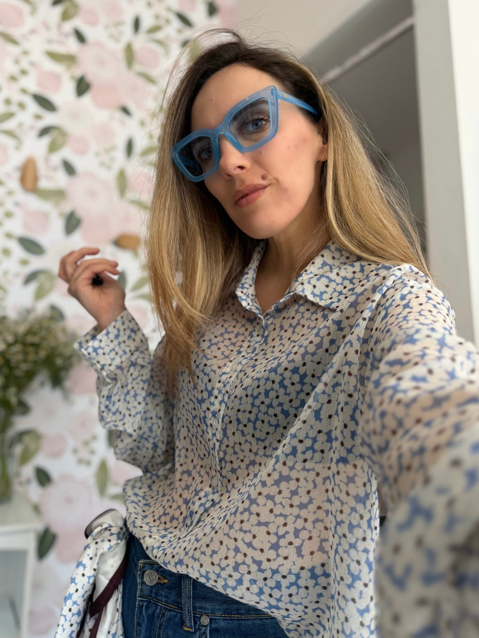 OCCHIALI NADA A GATTA BLU NALI - Fanatica Boutique