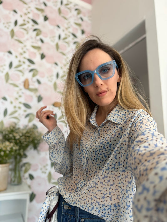 OCCHIALI NADA A GATTA BLU NALI - Fanatica Boutique