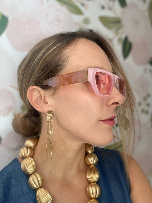 OCCHIALI ROMY SQUADRATI ROSA NALI - Fanatica Boutique