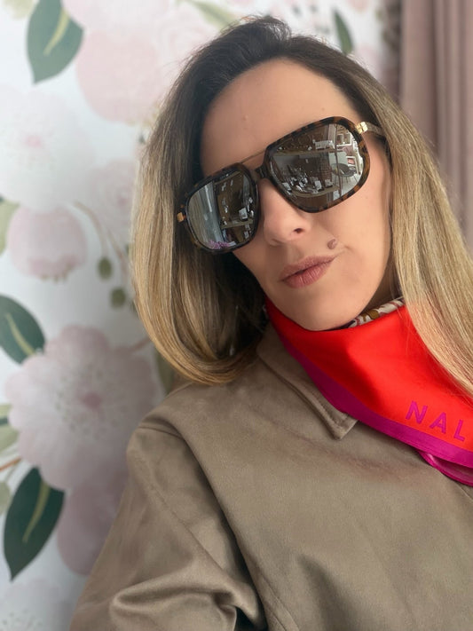 OCCHIALI VANDA AVIATOR TARTARUGATO NALI - Fanatica Boutique