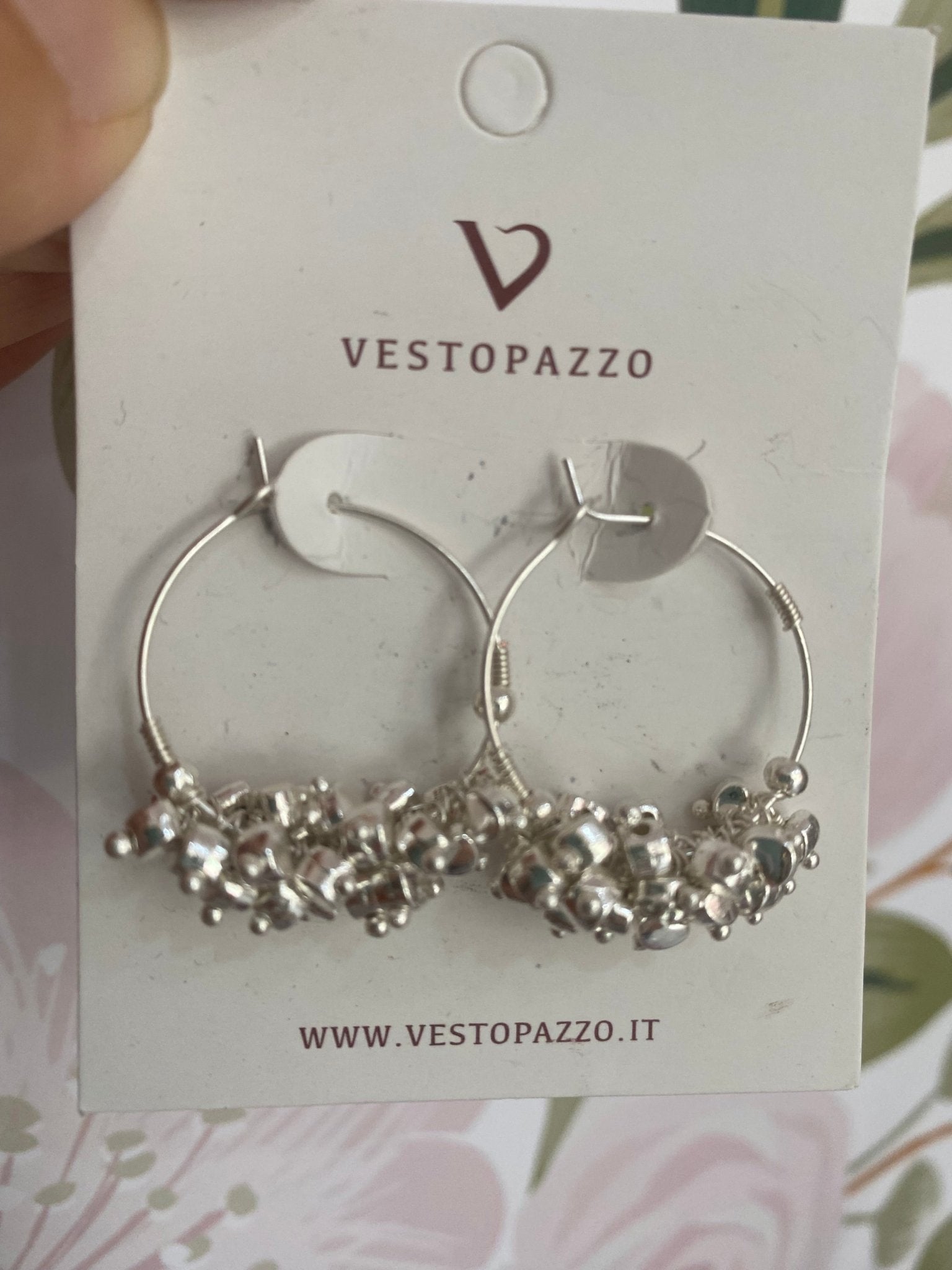 ORECCHINI CERCHI MICRO FILO MULTI CUORI VESTOPAZZO - Fanatica Boutique