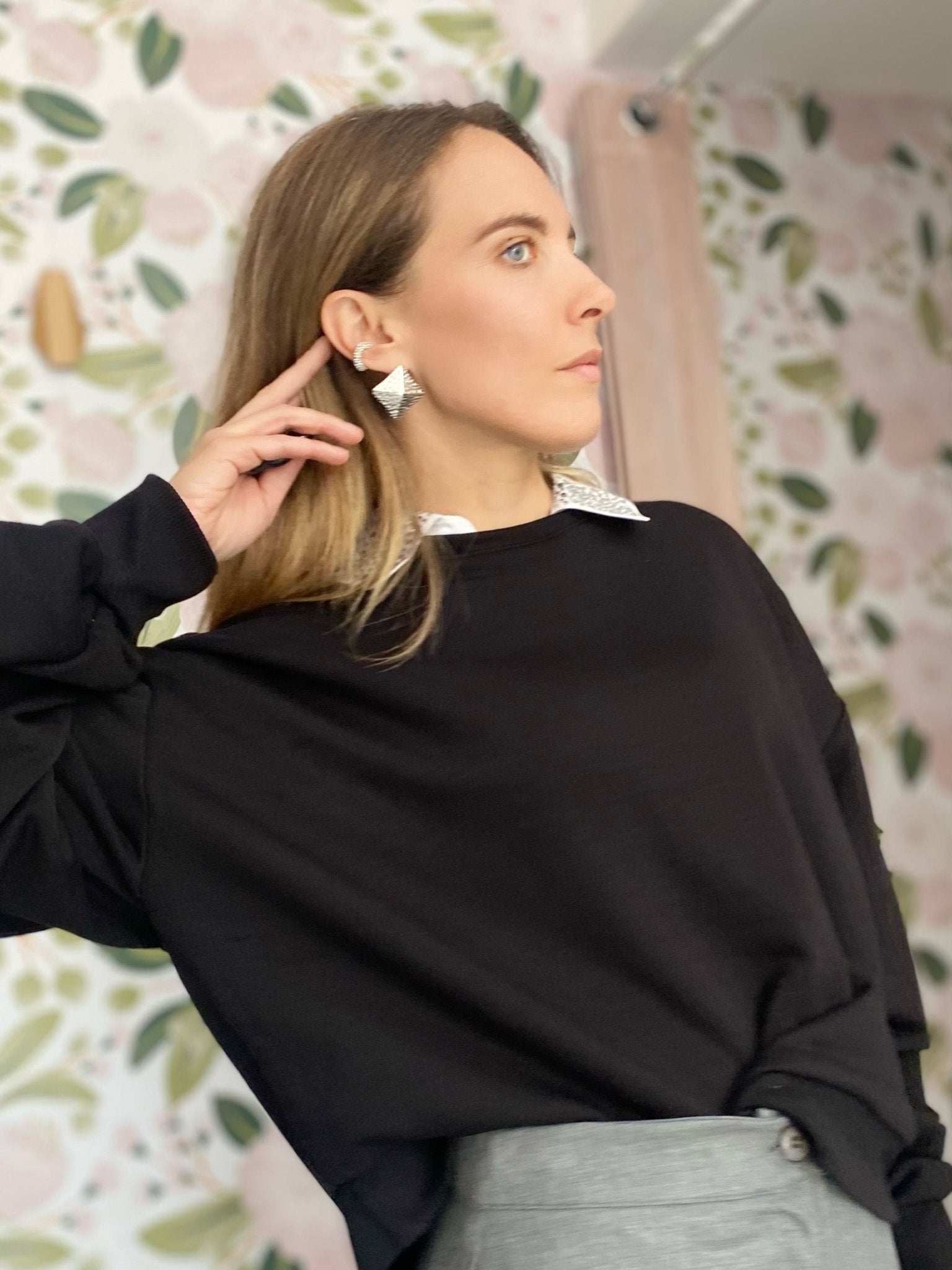 ORECCHINI PONTY CUBE ACC.INOS. ARGENTO NALI - Fanatica Boutique