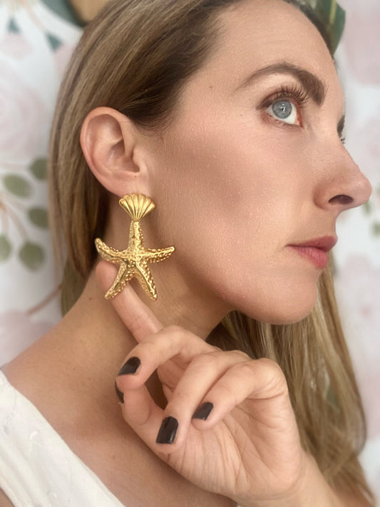 ORECCHINI SEASTAR ACC.INOS. ORO NALì - Fanatica Boutique