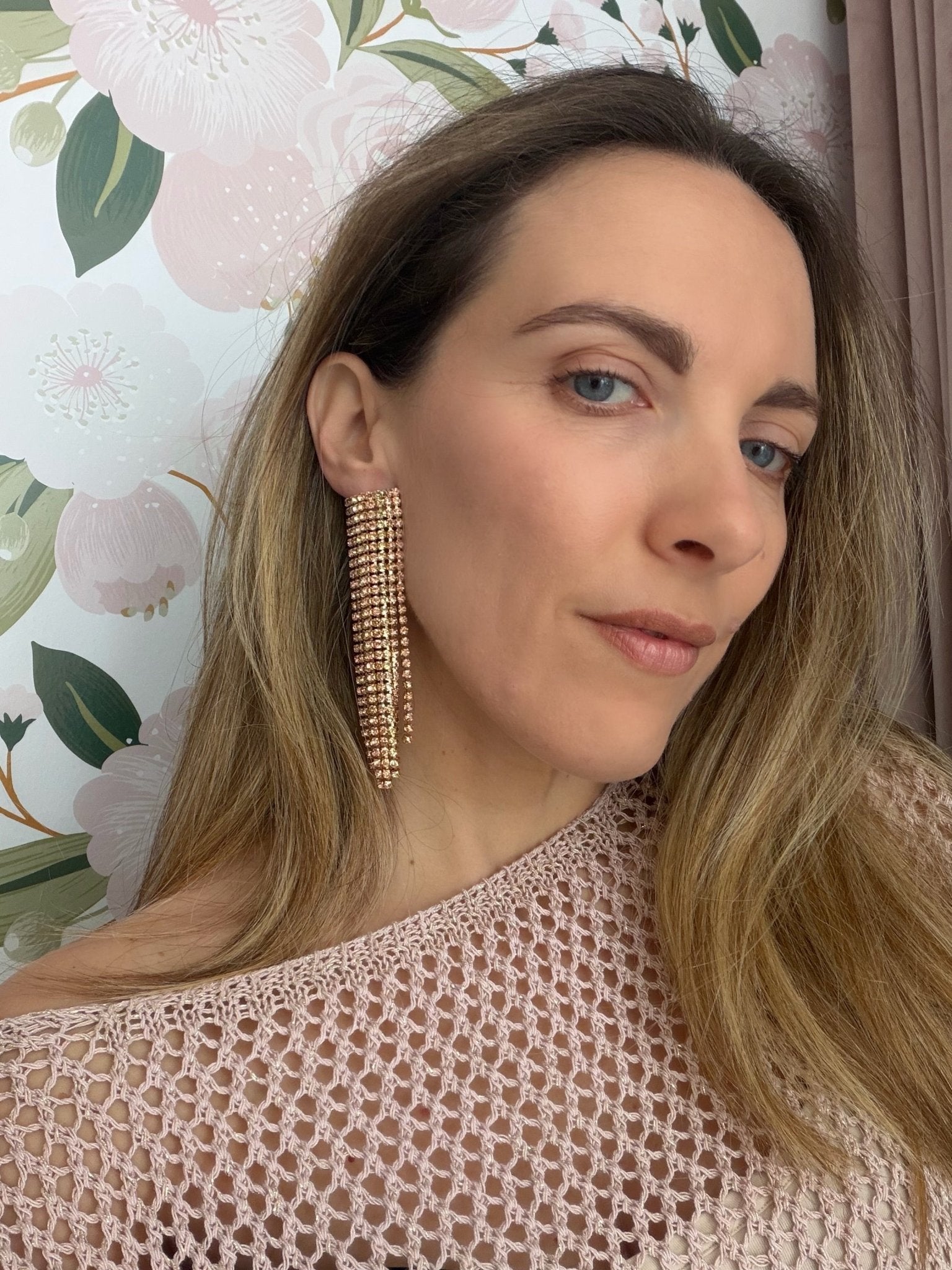 ORECCHINII CON FRANGE IRREGOLARI ORO NALI - Fanatica Boutique