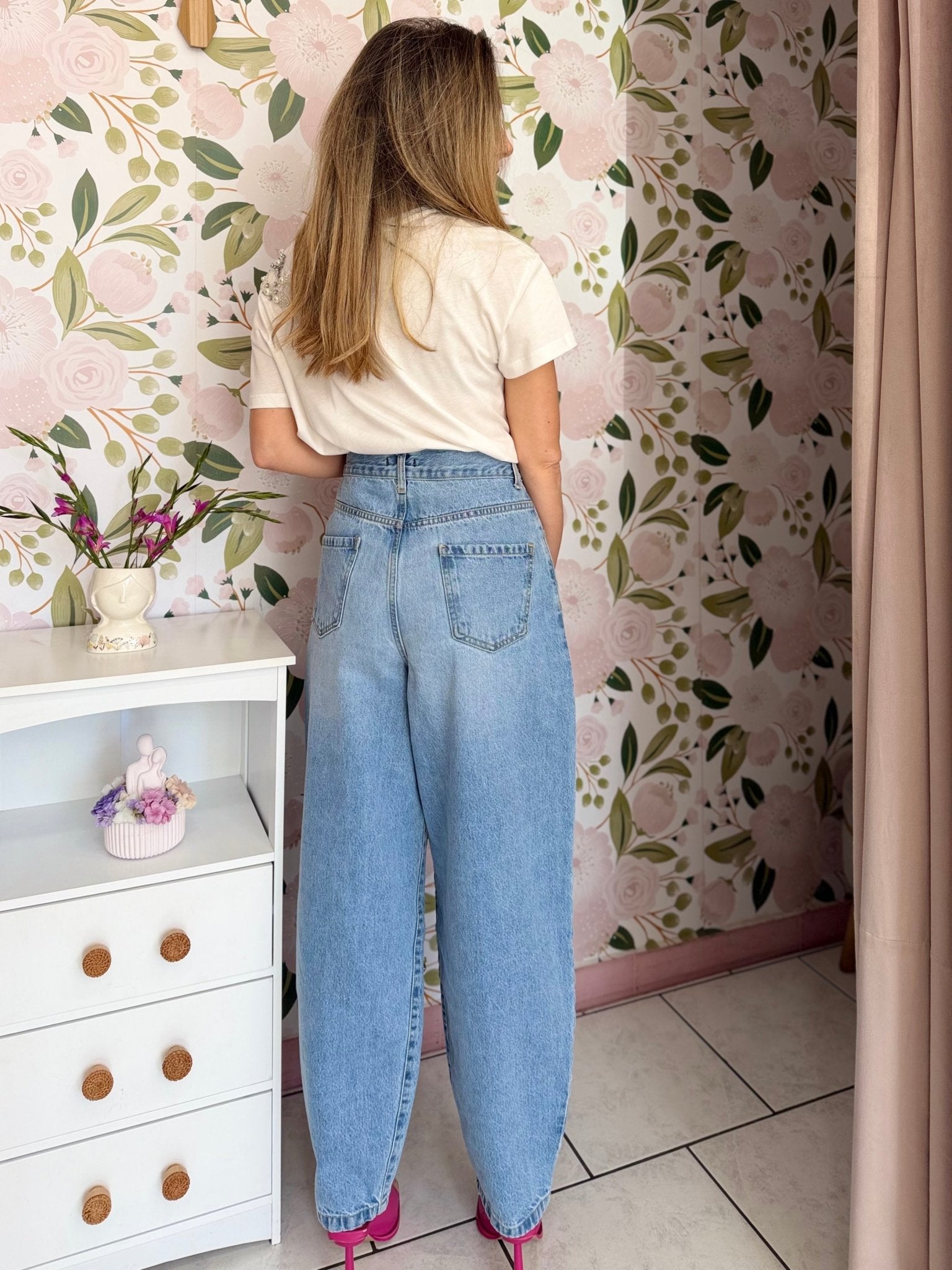 PANTAJEANS CON APPLICAZIONI DI STRASS - Fanatica Boutique