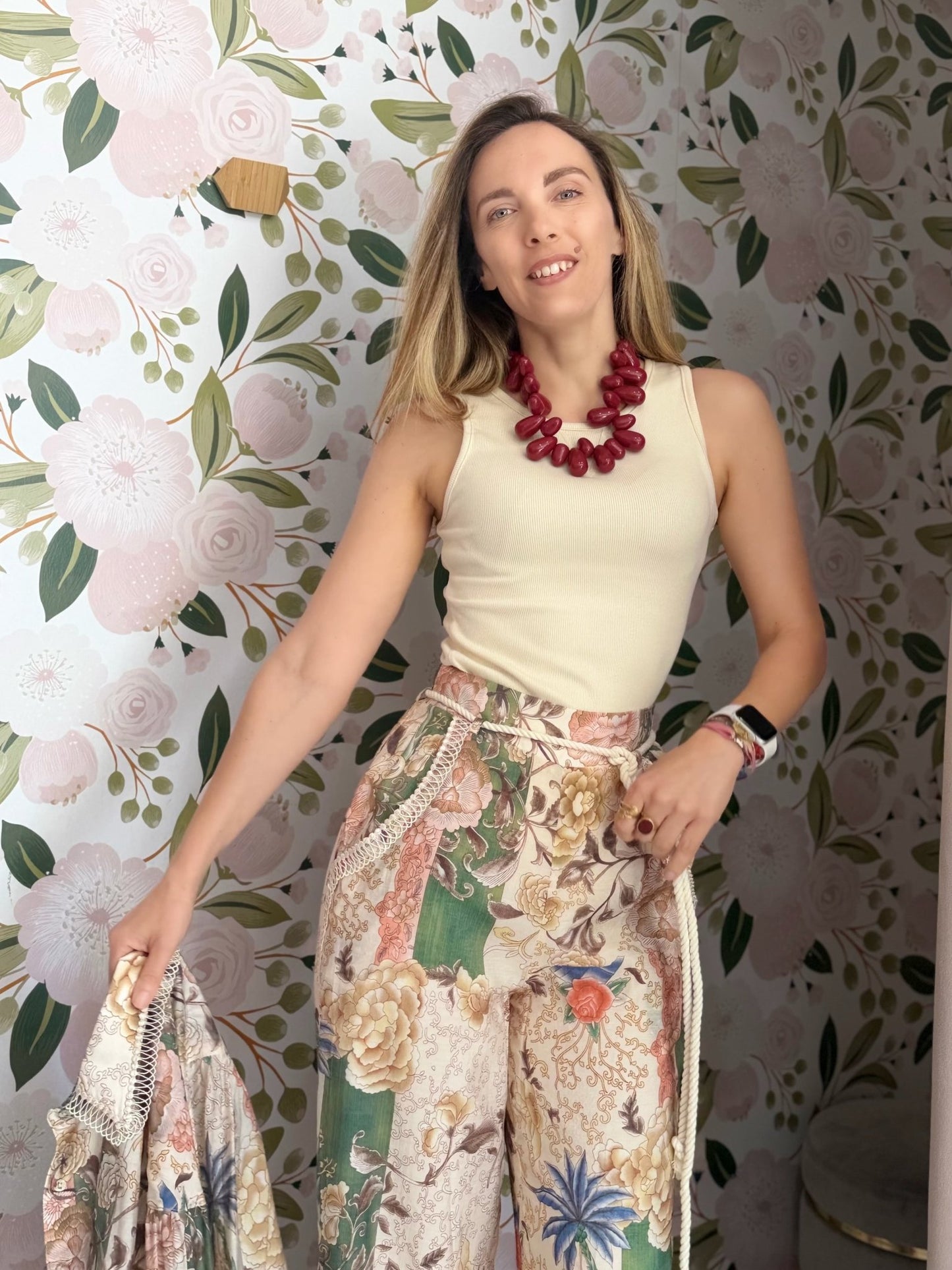 PANTALONE FANTASIA VERDE AMOSA - Fanatica Boutique