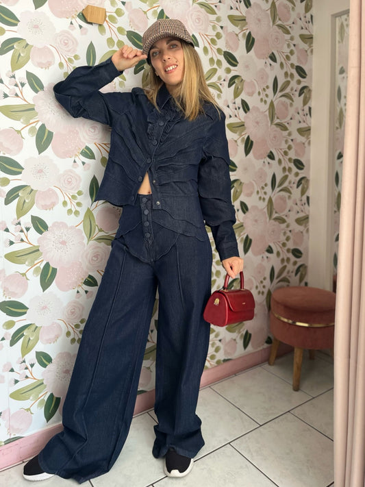 PANTALONE JEANS AMOSA - Fanatica Boutique