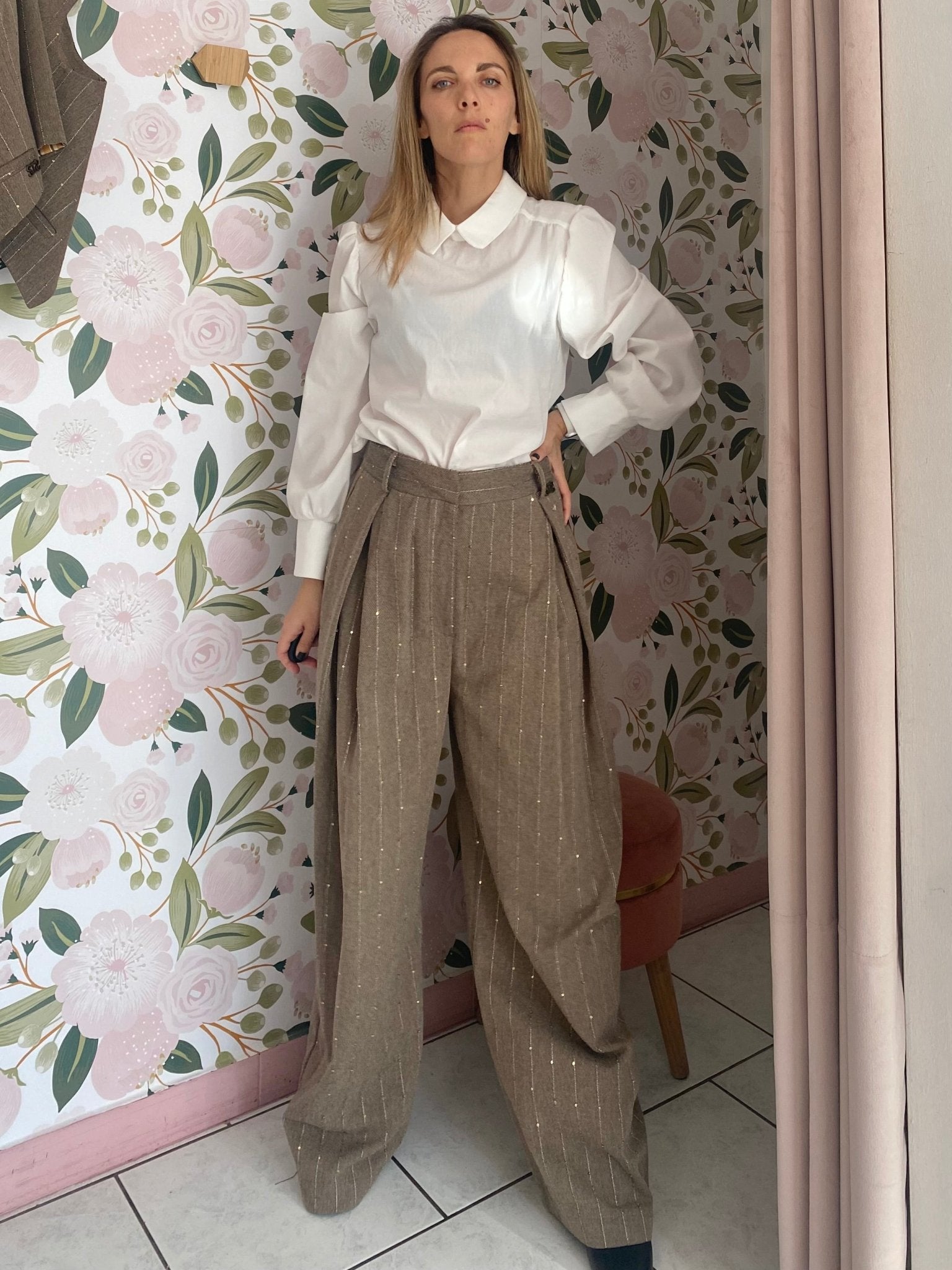 PANTALONE LARGO LE SARTE DEL SOLE - Fanatica Boutique