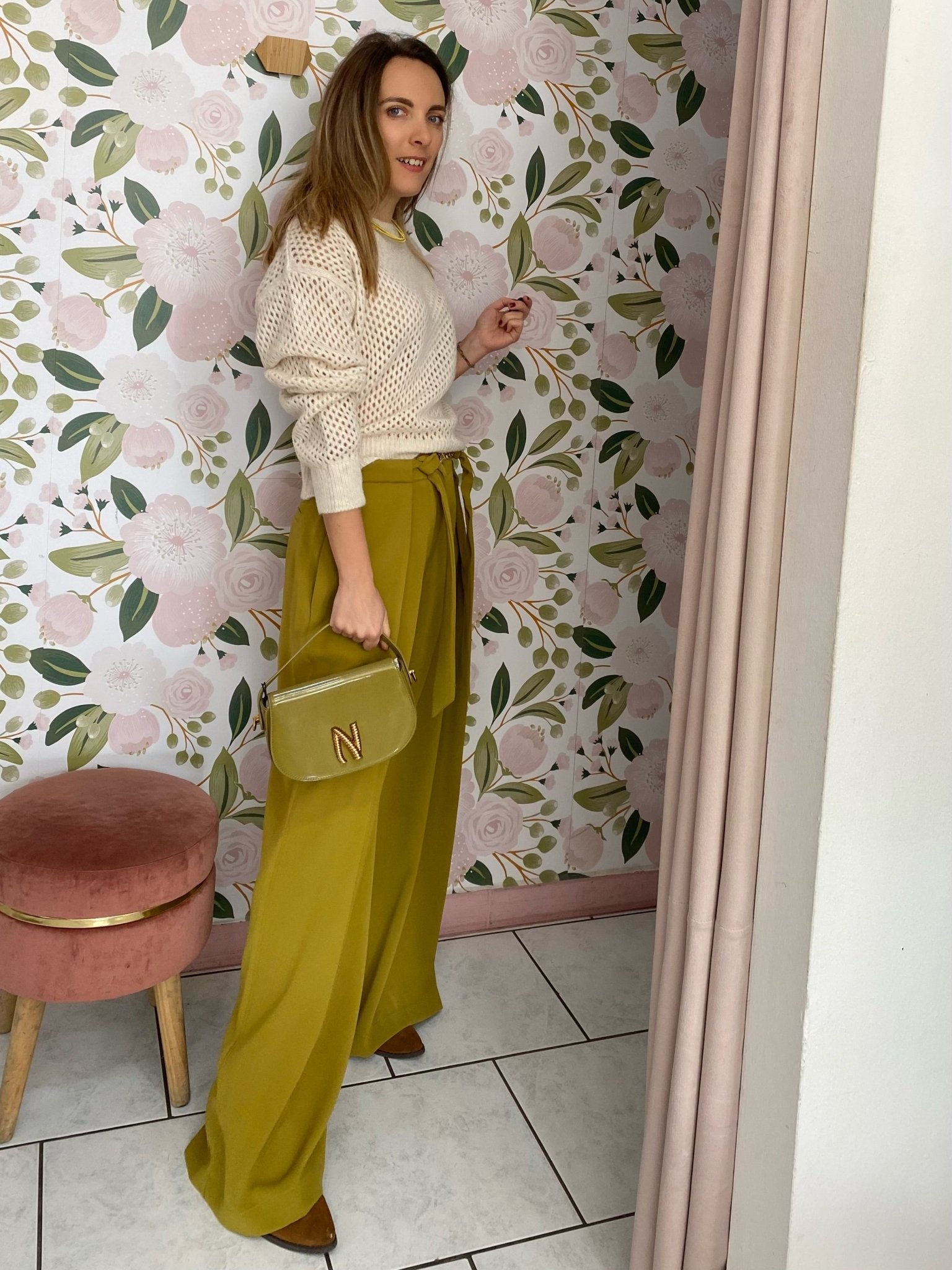 PANTALONE MOSTARDA LE SARTE DEL SOLE - Fanatica Boutique