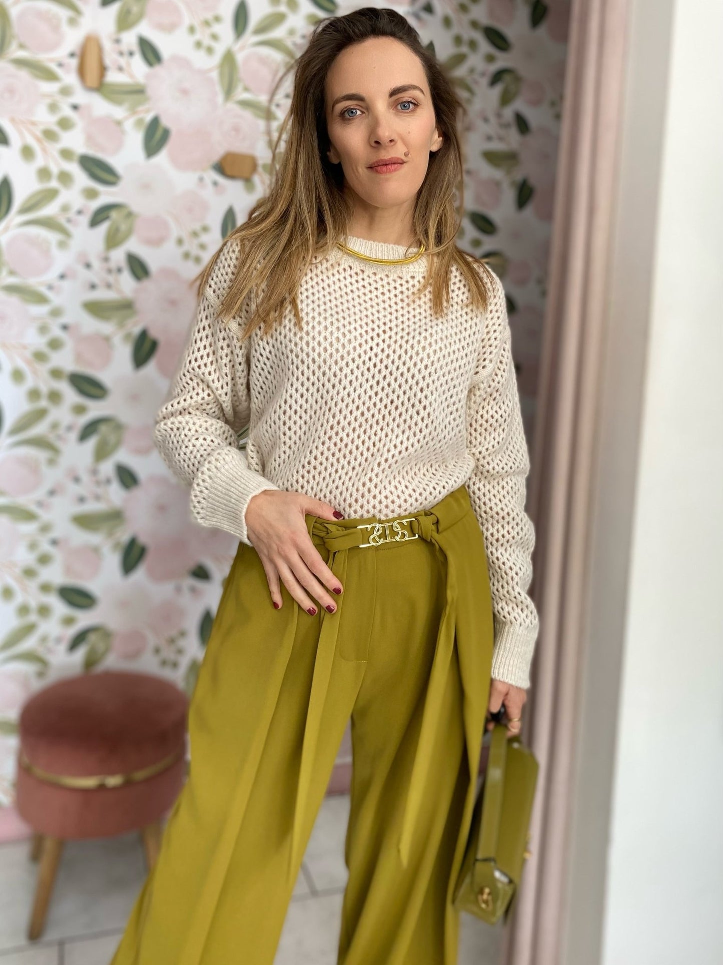 PANTALONE MOSTARDA LE SARTE DEL SOLE - Fanatica Boutique