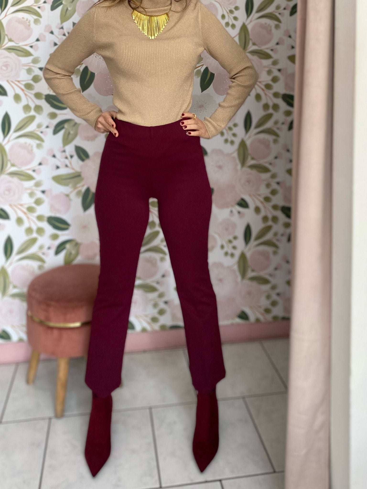 PANTALONE TROMBETTA LE SARTE DEL SOLE - Fanatica Boutique