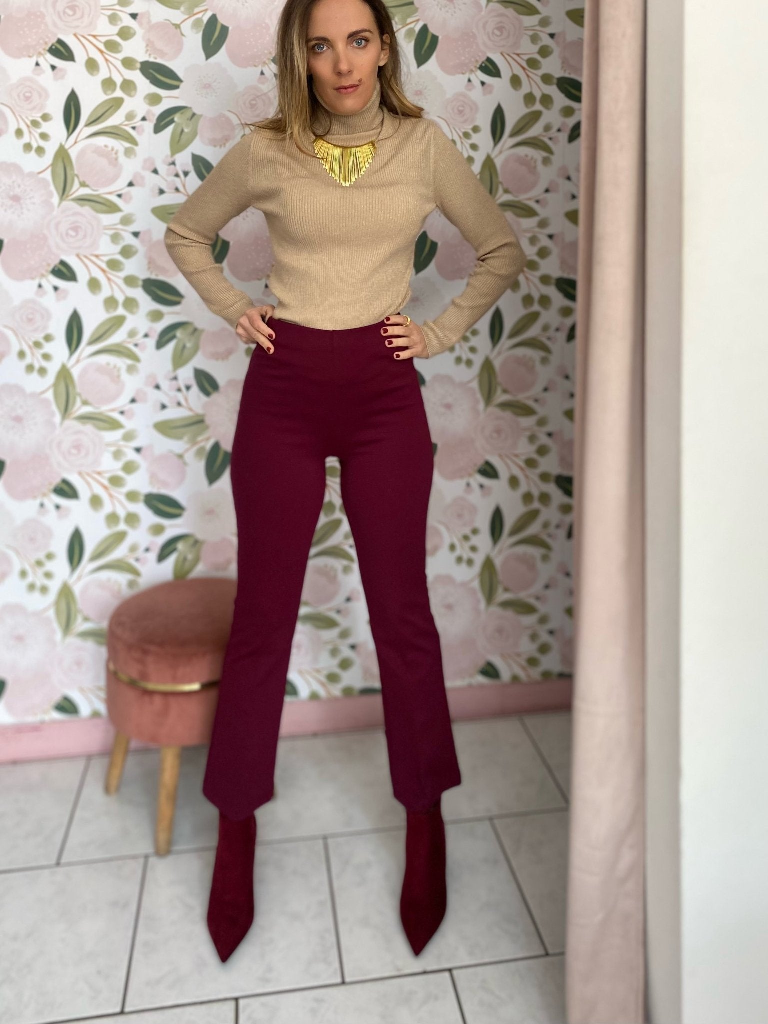 PANTALONE TROMBETTA LE SARTE DEL SOLE - Fanatica Boutique