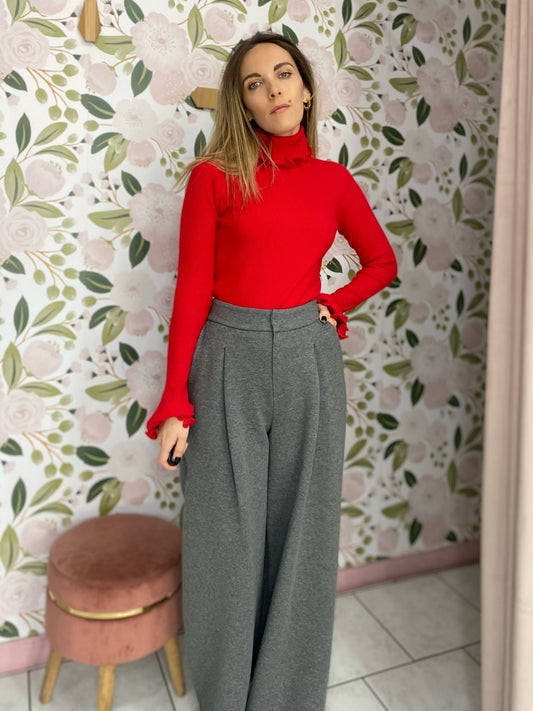 PANTAPALAZZO FELPA ECO - Fanatica Boutique