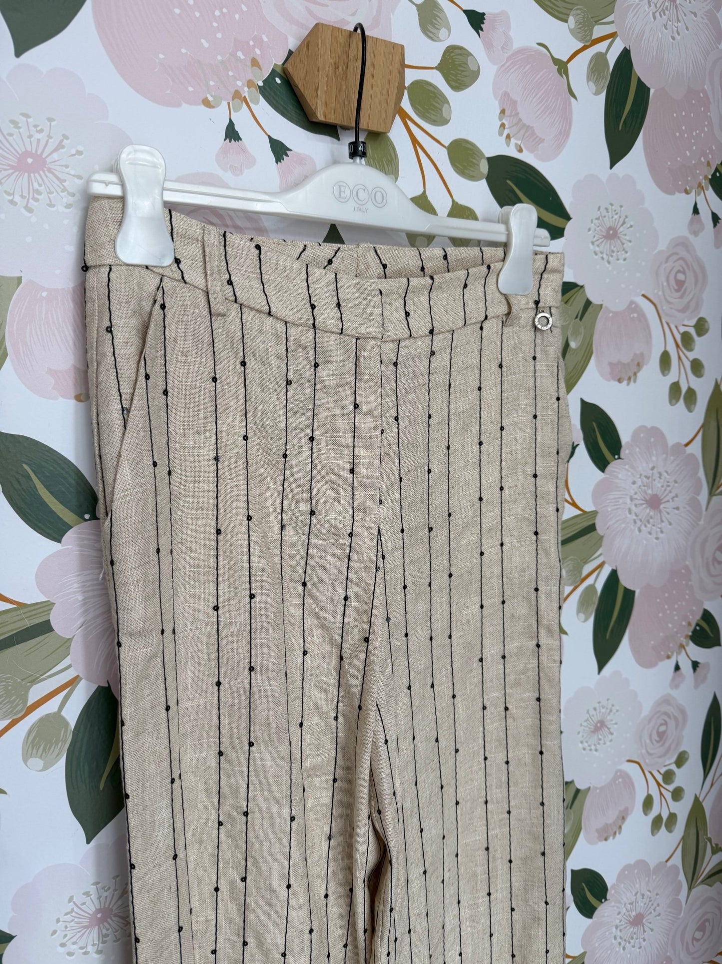 PANTARIGA CON INSERITI PAILLETTES ECO - Fanatica Boutique