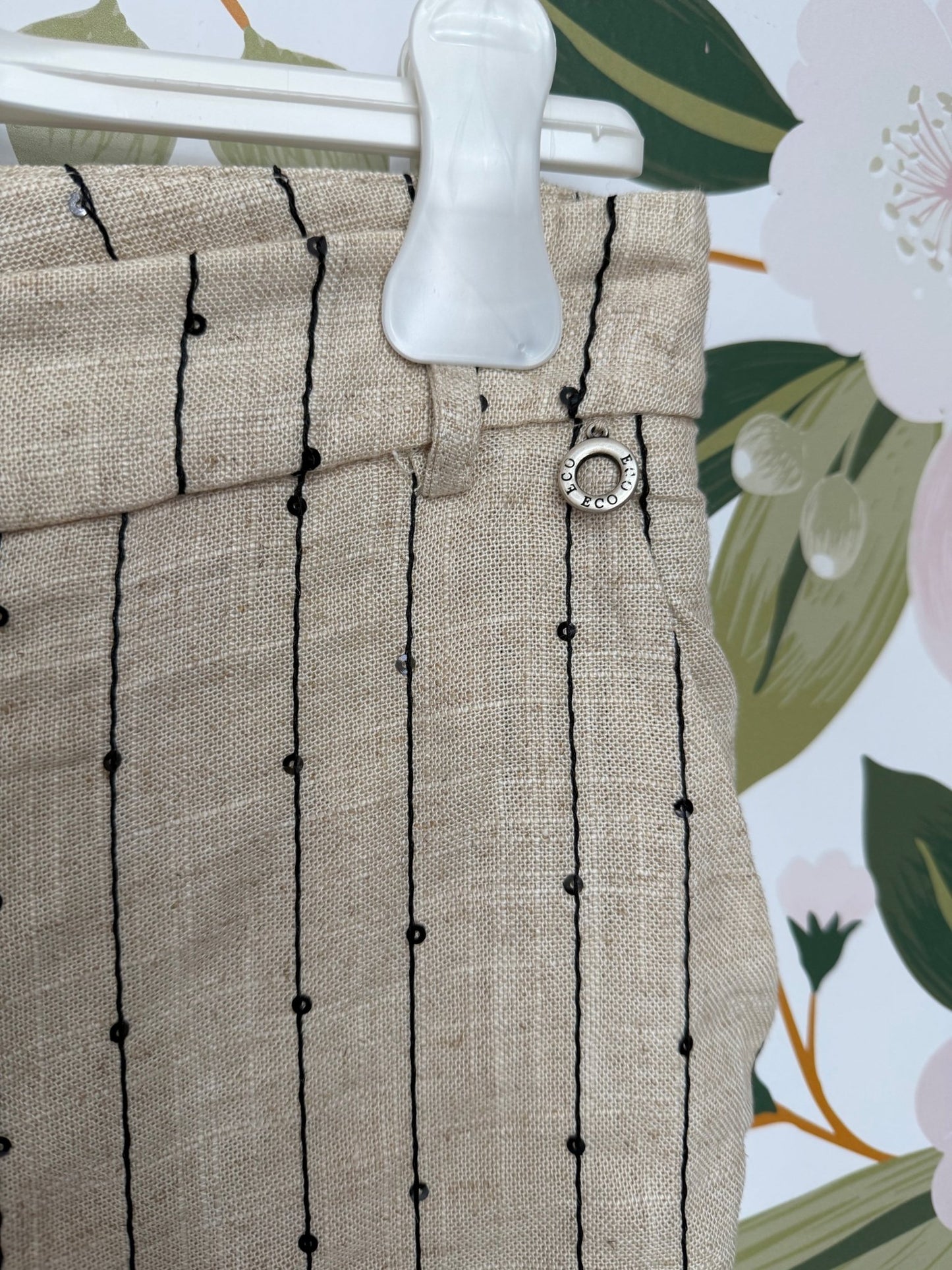 PANTARIGA CON INSERITI PAILLETTES ECO - Fanatica Boutique