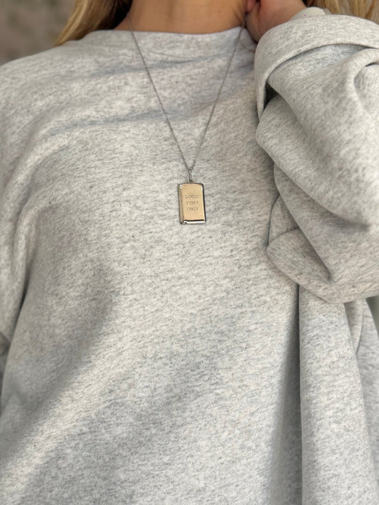 PENDENTE/COLLANA VIBES ACC.INOS ARGENTO NALI - Fanatica Boutique