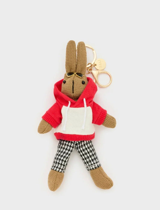 PORTACHIAVE/CHARMS BUNNY FELPA ROSSO NALì - Fanatica Boutique