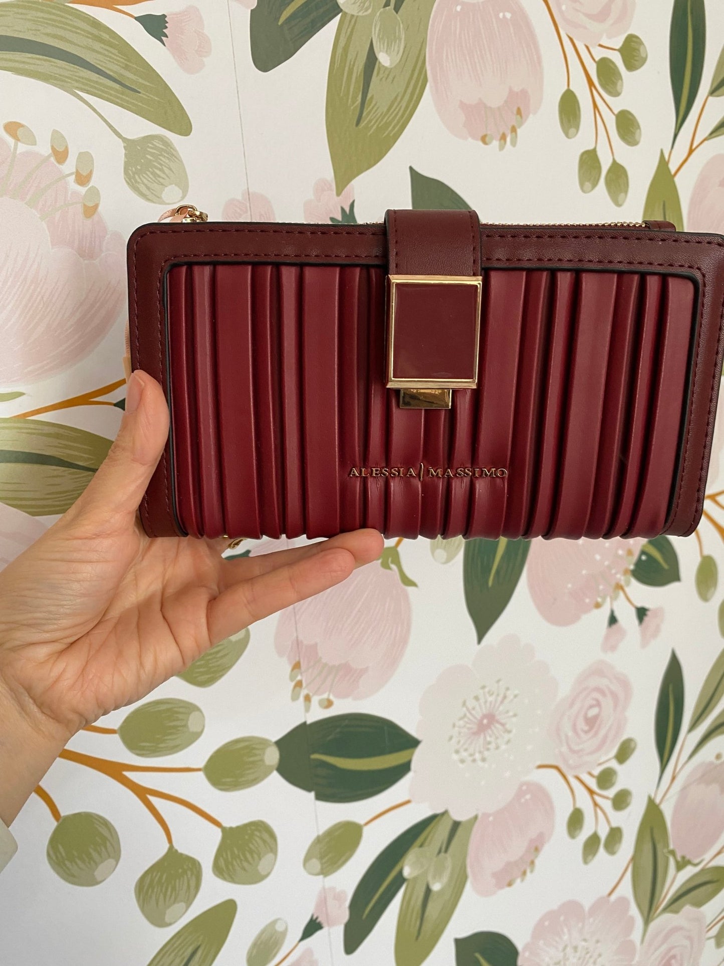 PORTAFOGLIO PLISSE ALESSIA MASSIMO - Fanatica Boutique