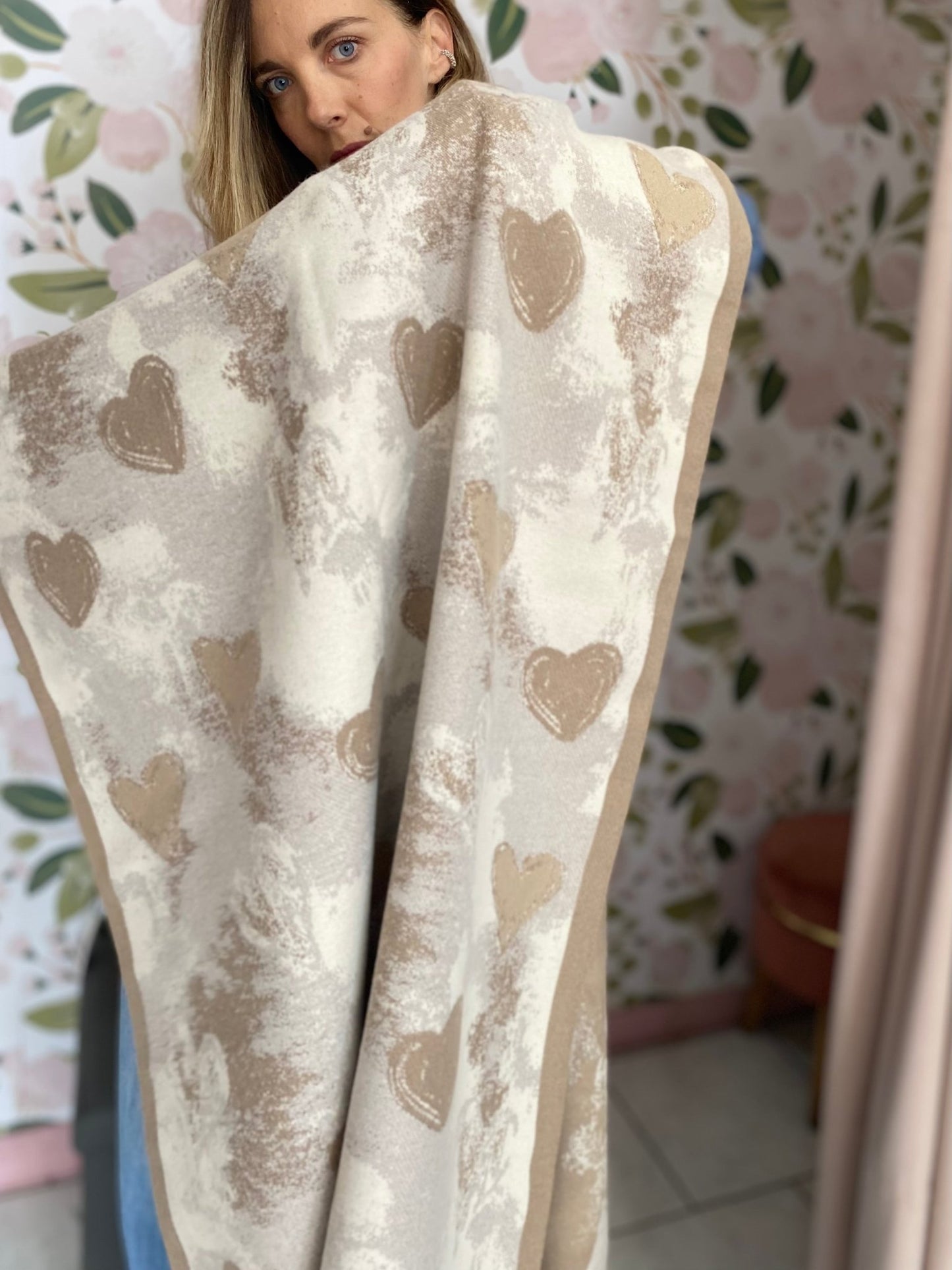 SCIARPA CUORI ALESSIA MASSIMO - Fanatica Boutique