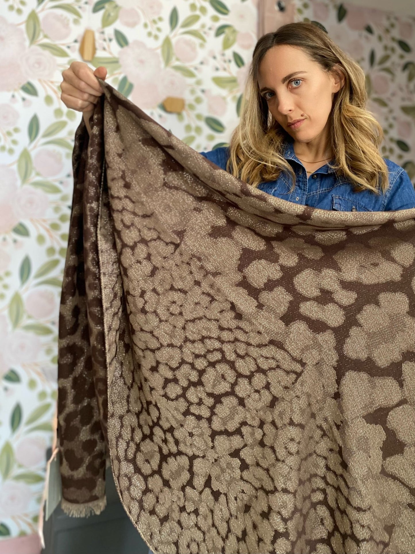 SCIARPA LUREX MACULATA ALESSIA MASSIMO - Fanatica Boutique