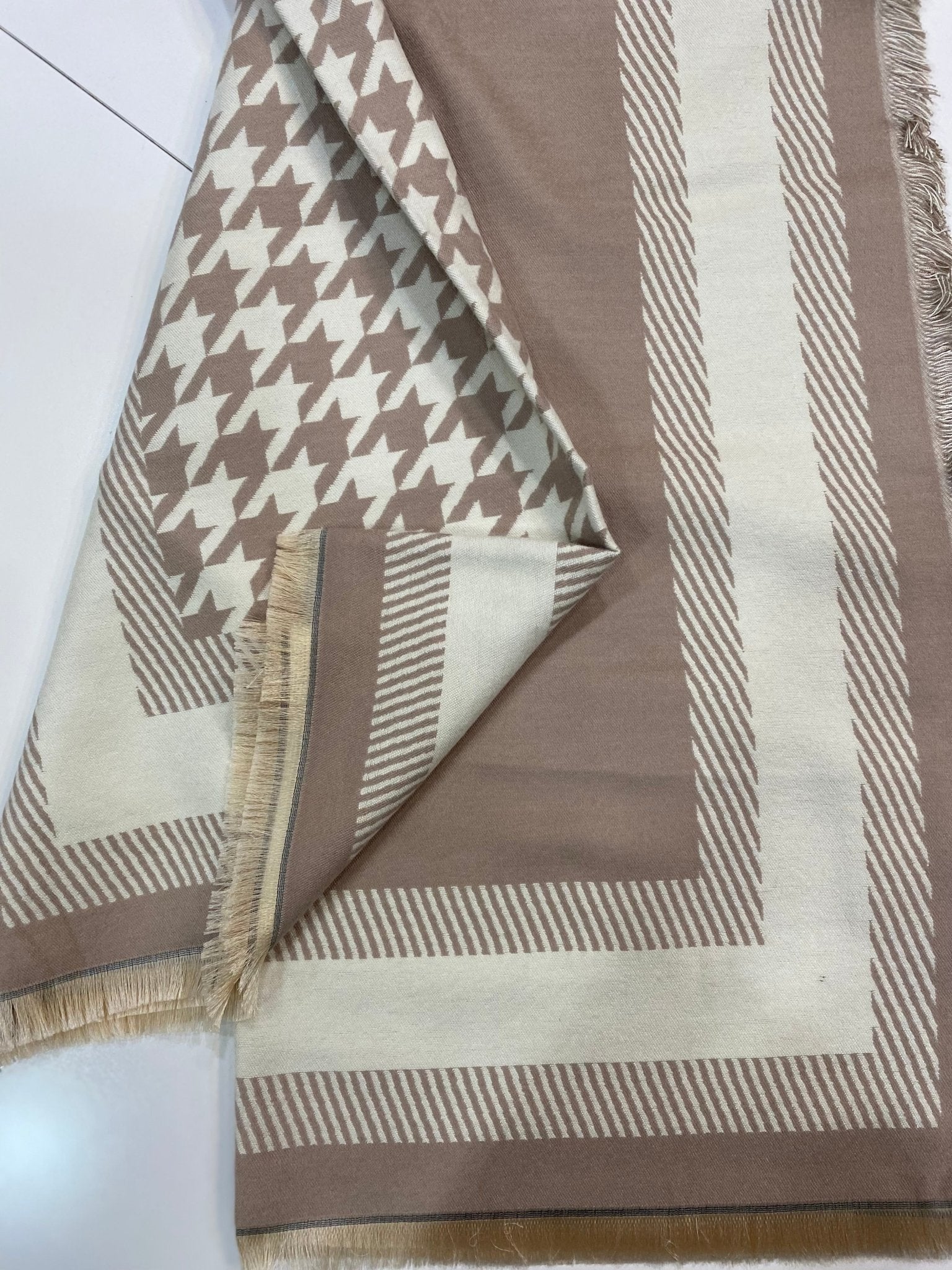 SCIARPA PIED DE POULE ALESSIA MASSIMO - Fanatica Boutique