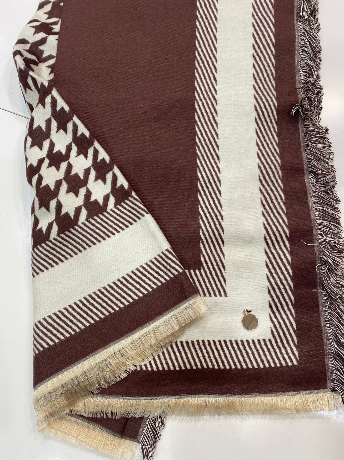 SCIARPA PIED DE POULE ALESSIA MASSIMO - Fanatica Boutique