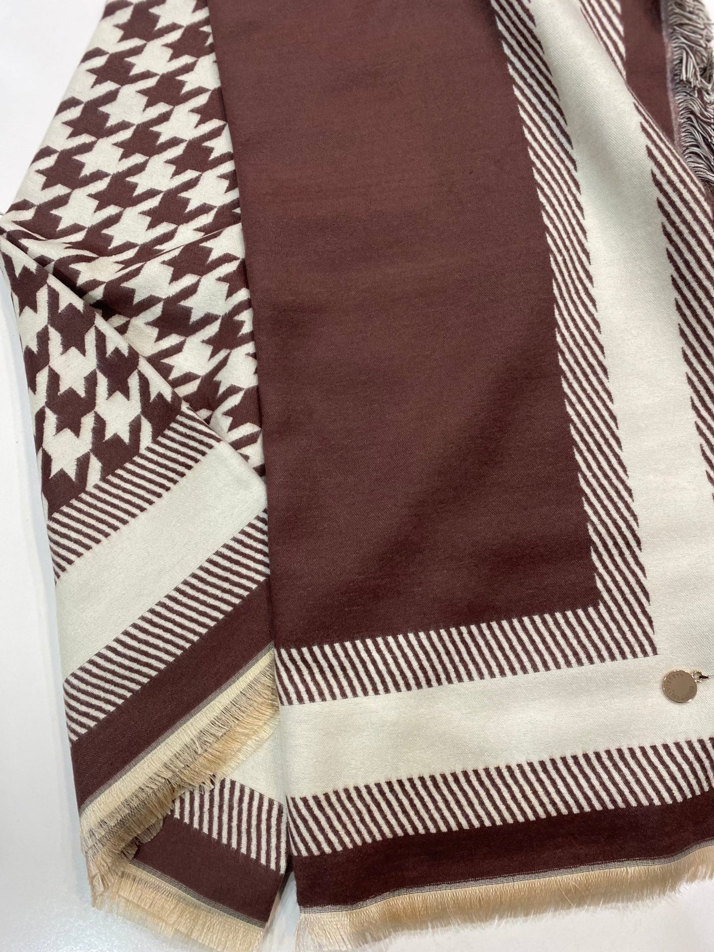 SCIARPA PIED DE POULE ALESSIA MASSIMO - Fanatica Boutique