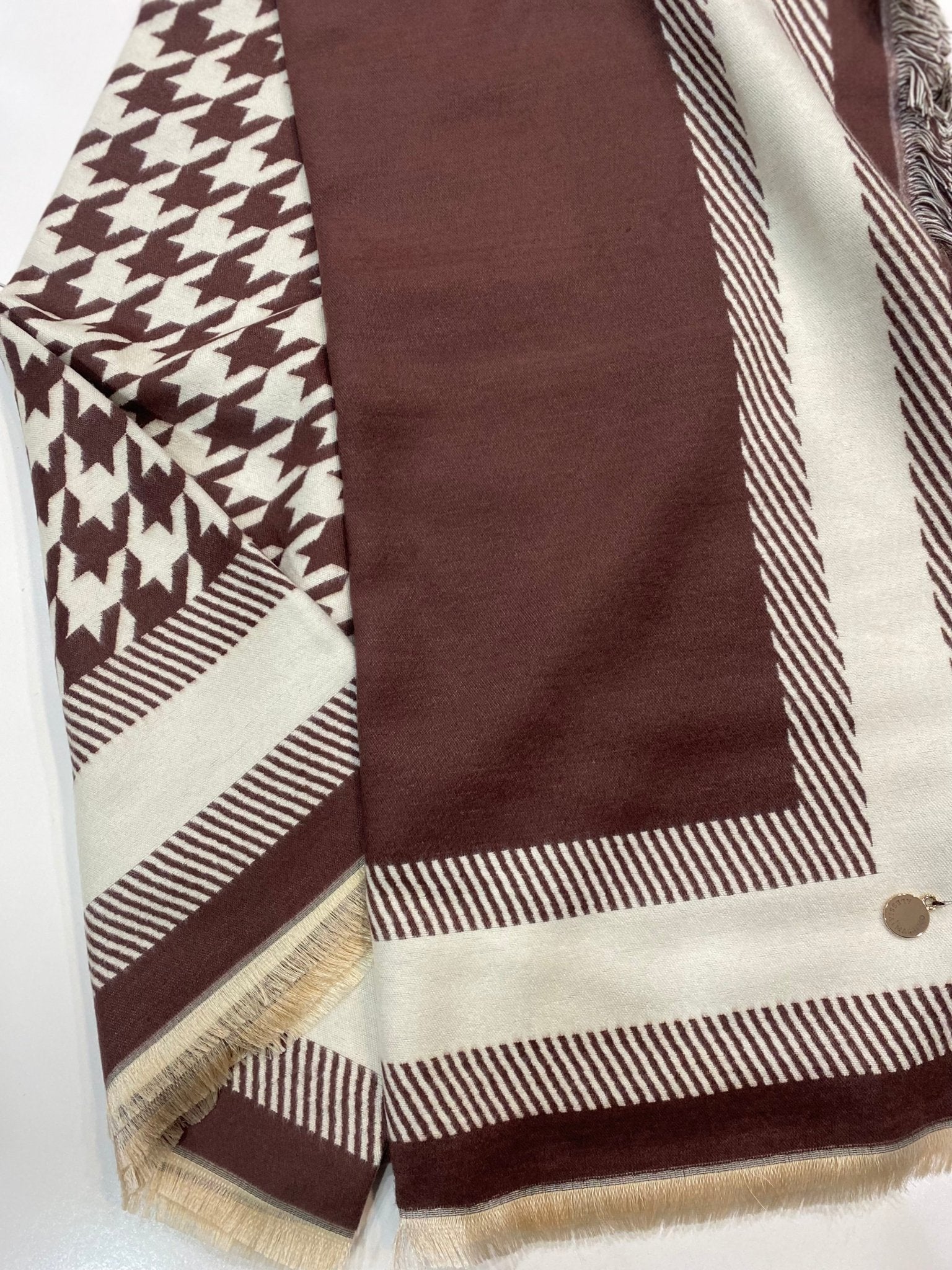 SCIARPA PIED DE POULE ALESSIA MASSIMO - Fanatica Boutique